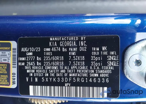 2024 Kia Sportage Ex from USA, damaged, VIN 5XYK33DF5RG146336